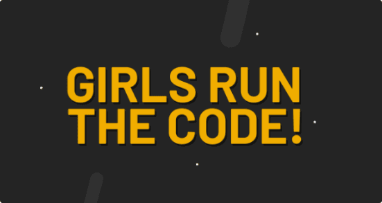 Girls run the code